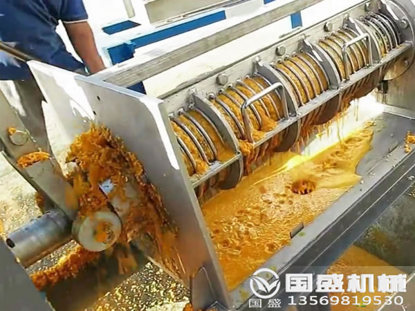 水果螺旋压榨机